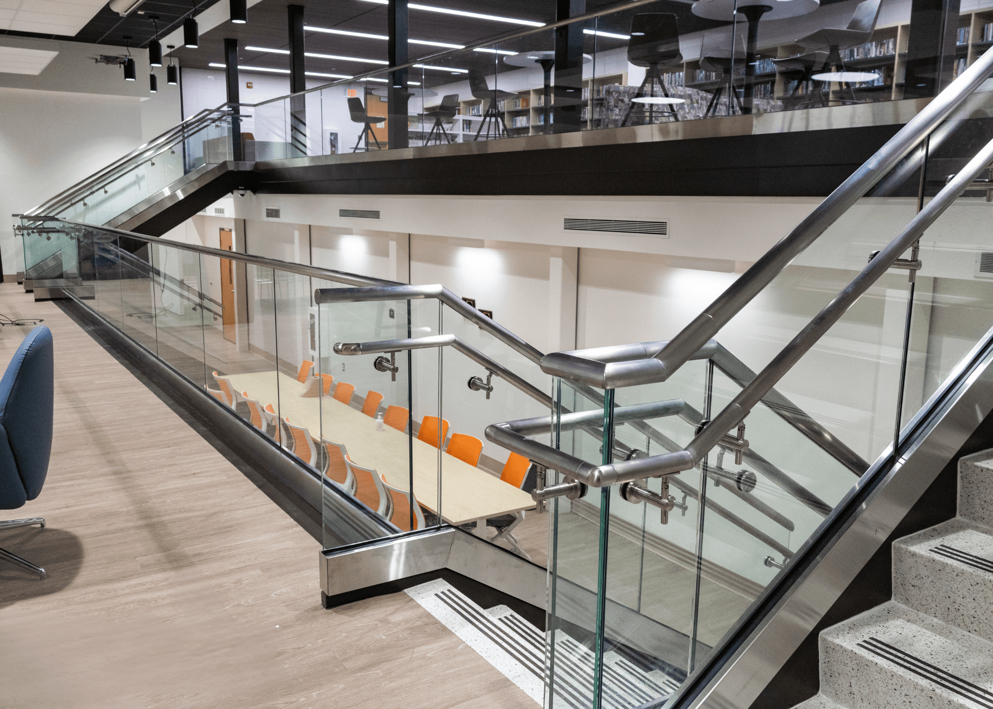 Glass Railing System for Cumberland Regional High School Image - 3
