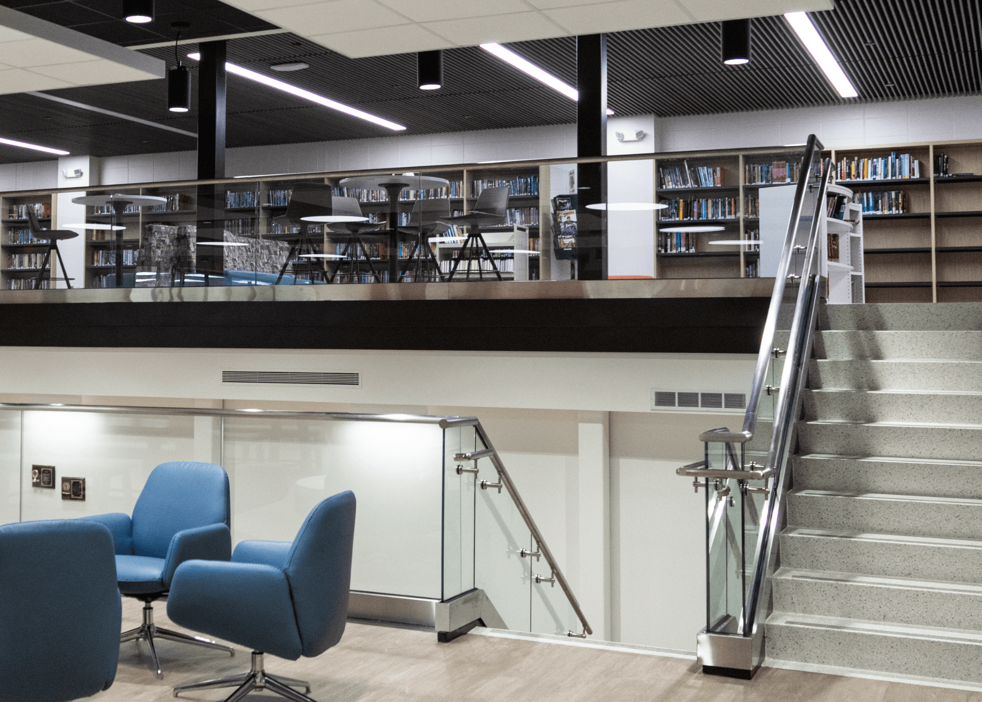 Glass Railing System for Cumberland Regional High School Image - 1