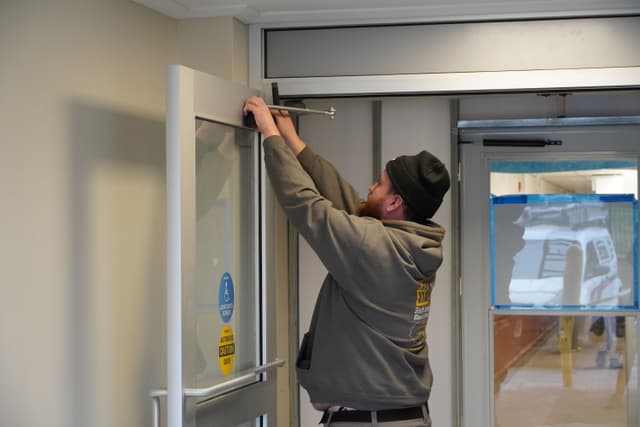 Commercial Glass & Door Repair Services; Spring Maintenance